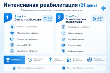 Реабилитация за 21 день в Нижнекамске